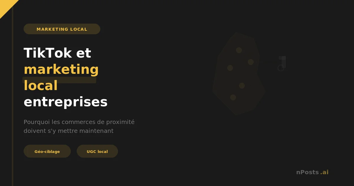 TikTok et marketing local : pourquoi les entreprises de proximité doivent s'y mettre